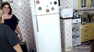 i called my friend to clean the house. she ended up getting fucked by my husband.