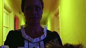 Naughty maid Kira Noir gets perfect treatment for juicy pussy from big dick homeowner