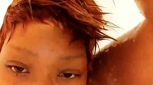 Shower fun with bbw danielle, wanna join the steamy bathing session?