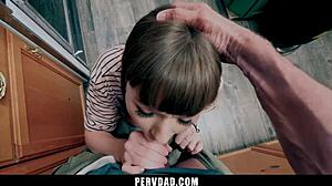 my step daddy fucks my pussy until i cum on his shaft