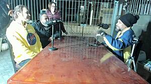 ma santos oficial and binho ted invite raf�o otaku to fuck luana reis's ass live on incancelaveis podrecast