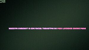 Nerdy bimbo gets insane cumshot