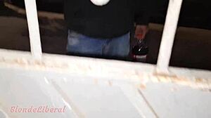 delivery guy cums in mouth during sensual session