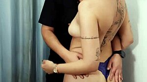 Milf Has Sex With A Salesman In The Dressing Room!