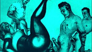 Vintage art pieces from retro collections