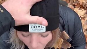 Did you catch me licking her ass outside in the snow? Watch the multiple cumshots unfold.