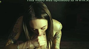 i'm captivated by this close-up blowjob, every detail turns me on