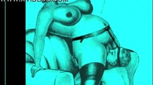 Vintage art pieces from retro collections