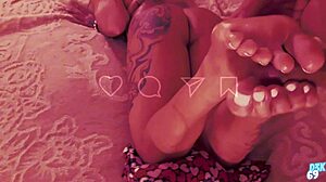 happy ending massage - foot joi spa with close up sucking and jerk off instructions.