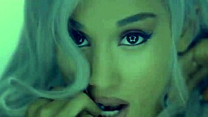 Ariana Grande Focuses On Tongue And Beauty