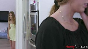 stepdad gets back on cheating wife by fucking daughter?