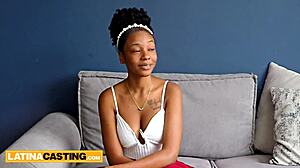 colombian beauty queen teen 18+ fucks european agent at fake audition pov in interview