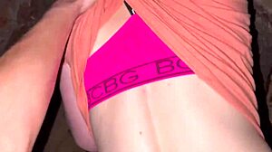 Skinny 18yo Fucking Foreign Teacher in Public on Florida Beach