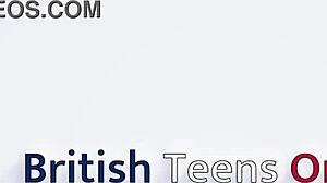 Young British teen's cunt licked by an older man