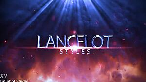 Vivian lola stars in one on one with lancelot's big gape