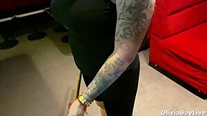 pool game turns into slutty blowjob in public toilet 😈