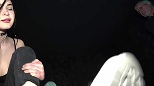 cute teen 18+ taya tutsi gets nude in public at a disco to dance with her friend 😍