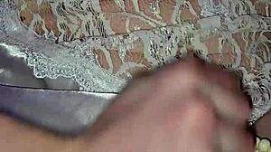 cock jerking milf licks up every drop of cum from my shaved pussy