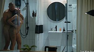 Shower together now! Cleaning cum from face is easier this way!