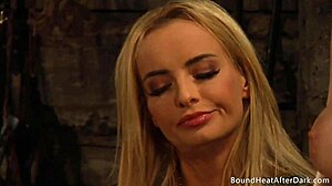 Bound Curvy Pale Lesbian Slave Touched And Fingered Hard!