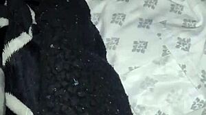 Amateur Feet Fetish Play in Bedroom Bed