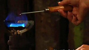 Bound Curvy Pale Lesbian Slave Touched And Fingered Hard!