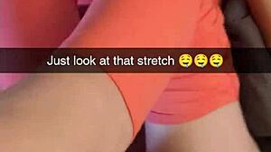 cheating yoga milf fucks instructor on snapchat