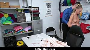 mall officer escorts emma hix to back room for strip search 😏