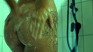 Shower together now! Cleaning cum from face is easier this way!