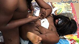 A guy secretly films himself pounding his friend's wife in missionary, capturing her moans and orgasms.