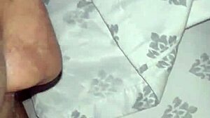 Amateur Feet Fetish Play in Bedroom Bed
