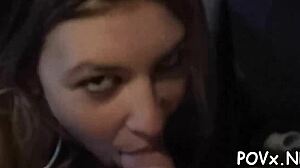 shaved pussy gets pounded by erected cock