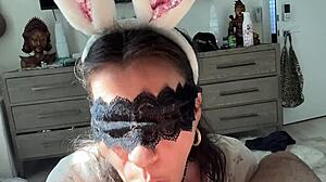 Want to suck my cock, bunny girl, and get fucked?