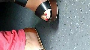Mature Feet Candid Wedges Sandals!