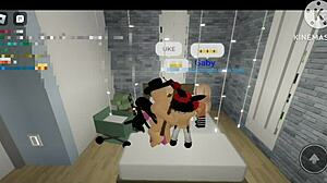 Uma orgia aleatória no roblox brookhaven -roblox