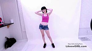 Egyptian Goddess Seduced At Modeling Audition