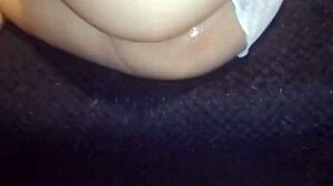 Horny Colombian babe in robe shares her pussy