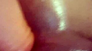 Tight Shemale Plays With 11 Inch Dildo!