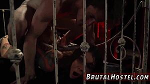 hand domination riding the extraordinary harsh hump completes in a brutal bondage session