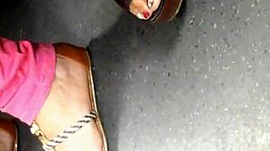 Mature Feet Candid Wedges Sandals!