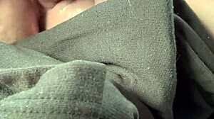 cute girl plays with toys