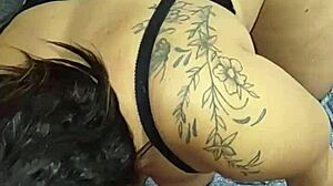 My hot mother-in-law gets wild in this homemade scene