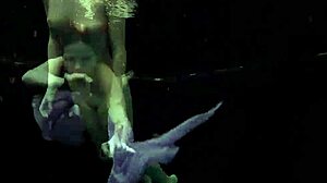 blackhaired aneta in the pool