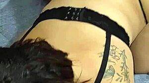 My hot mother-in-law gets wild in this homemade scene