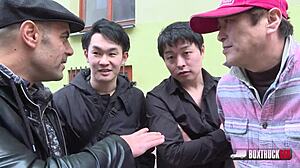 Victoria Pure's first public fuck 😏