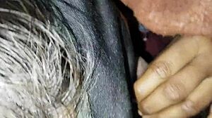 Indian couple sneaking secret sex at party