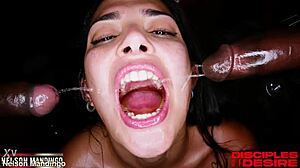 extreme gangbang- pissing tp dp dap and anal fun for latina slut