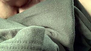 cute girl plays with toys