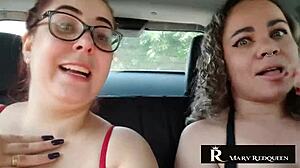 Crazy Chat In The Car With Natasha Sub Unfolds Wildly