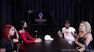 MELHORES MOMENTOS DO LUTERO E AS TEQUELEIRAS MALUCAS NO PRELIMINARES PODCAST COM BIA HOT - PARTE 2 WATCH ON SHEER RED